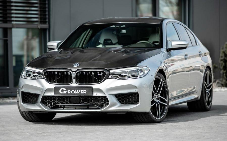 BMW M5 with Carbon Hood by G-Power '2019